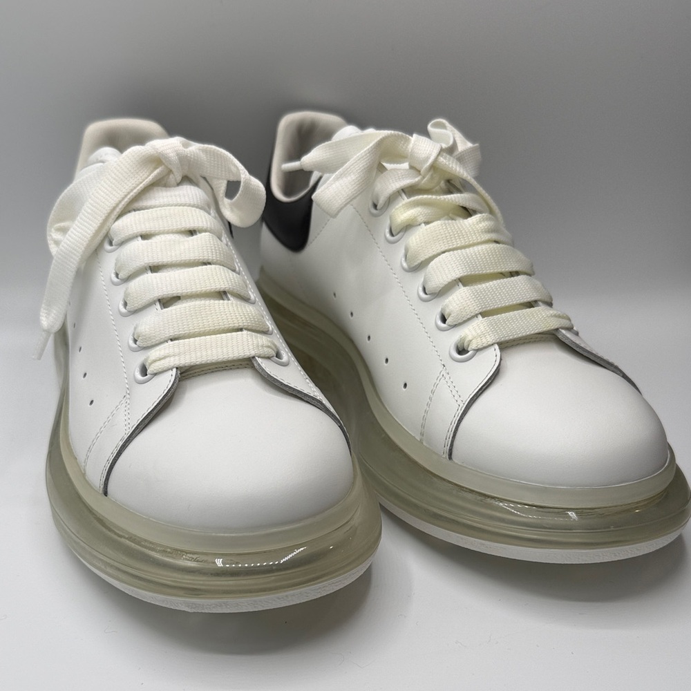 Alexander McQueen Mens Oversized Clear Sole Sneakers size 44 US 11